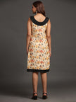 Tribe and Pyramid Print Pure Linen Dress
