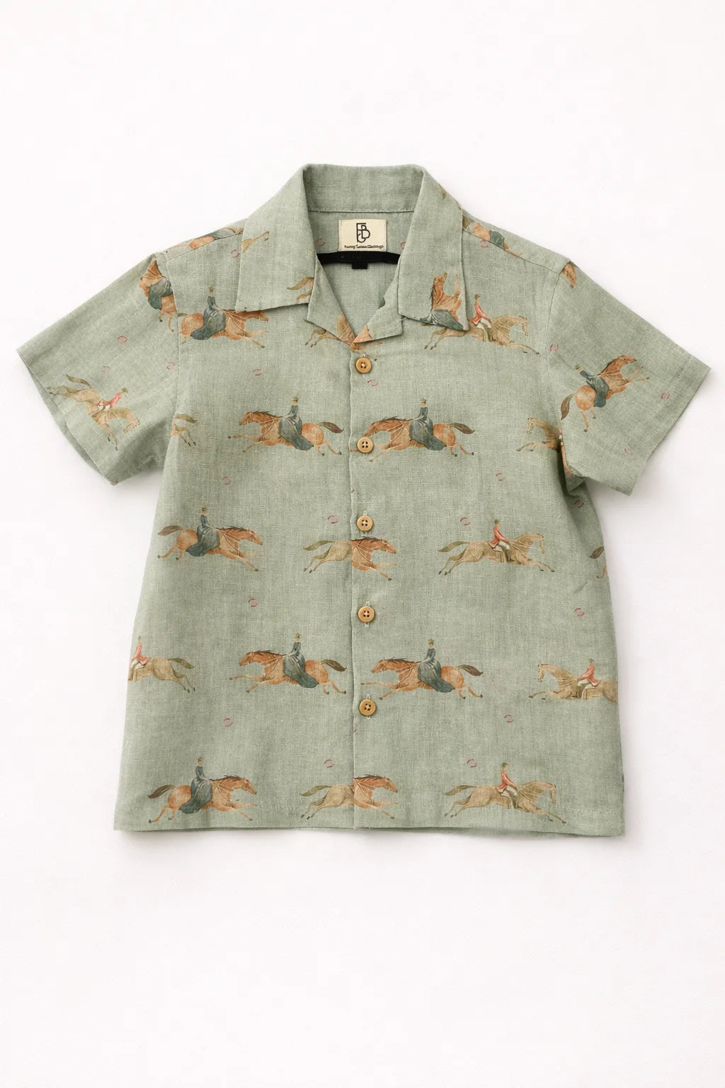 Mare & Stallion Print Premium Linen Coord Set