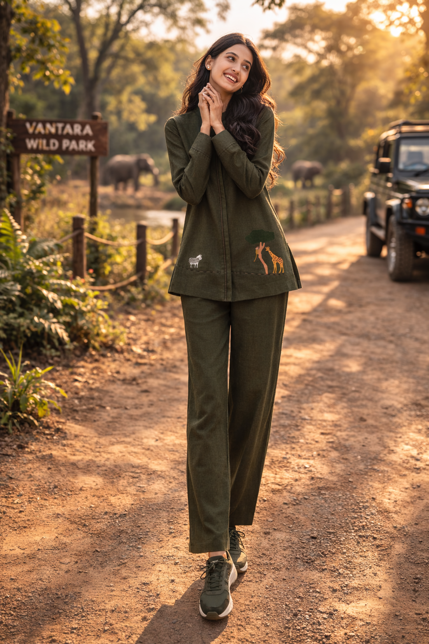The Vantara Themed Pure Linen Co-ord Set