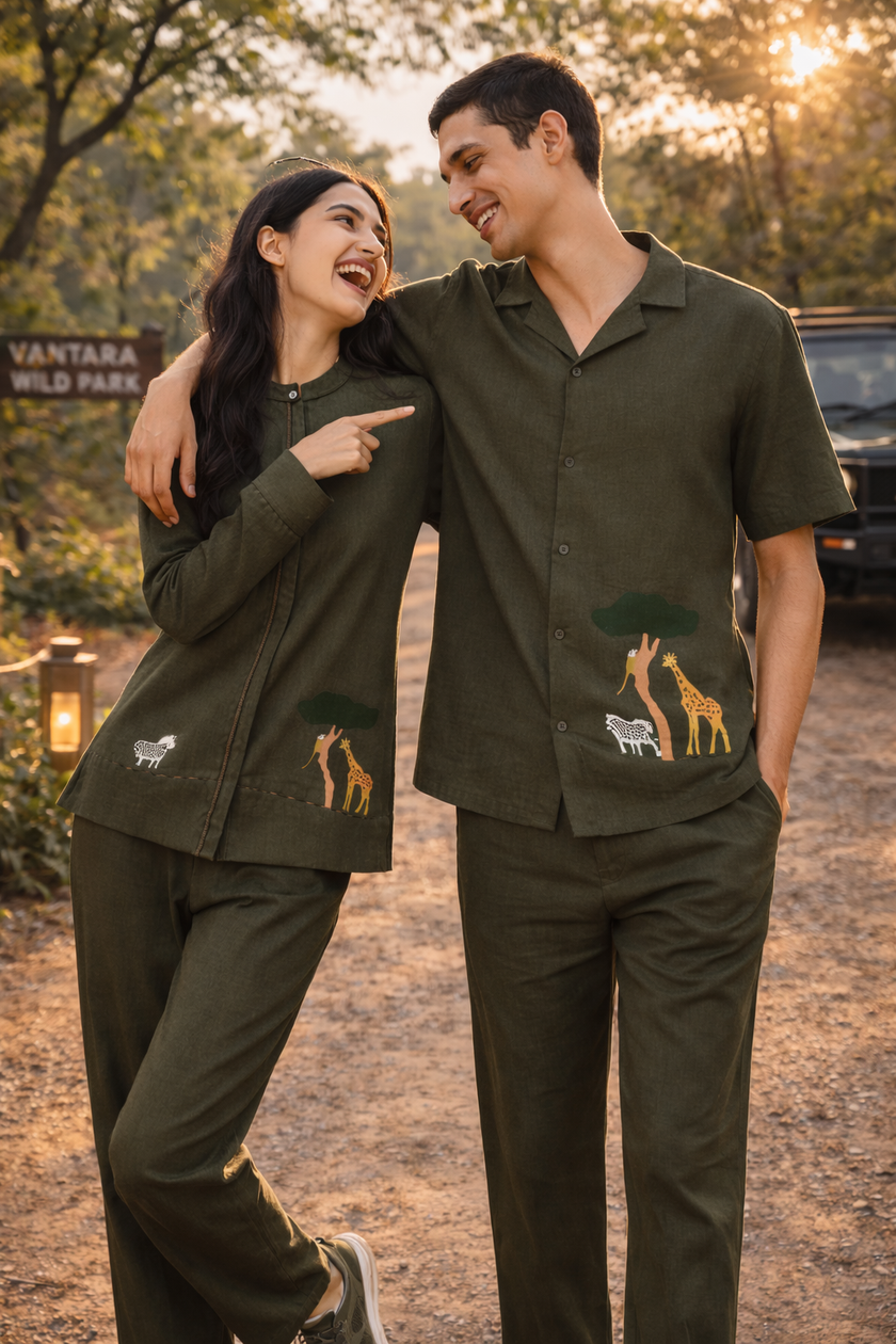 The Vantara Themed Pure Linen Co-ord Sets