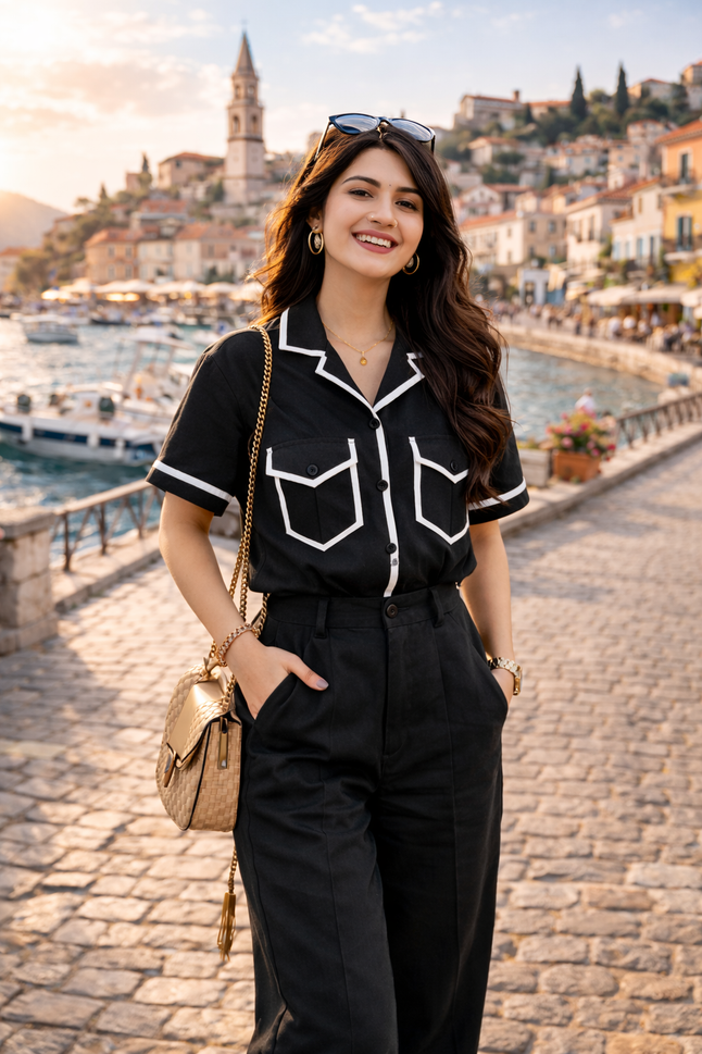 The Royal Pure Linen Co-ord Set