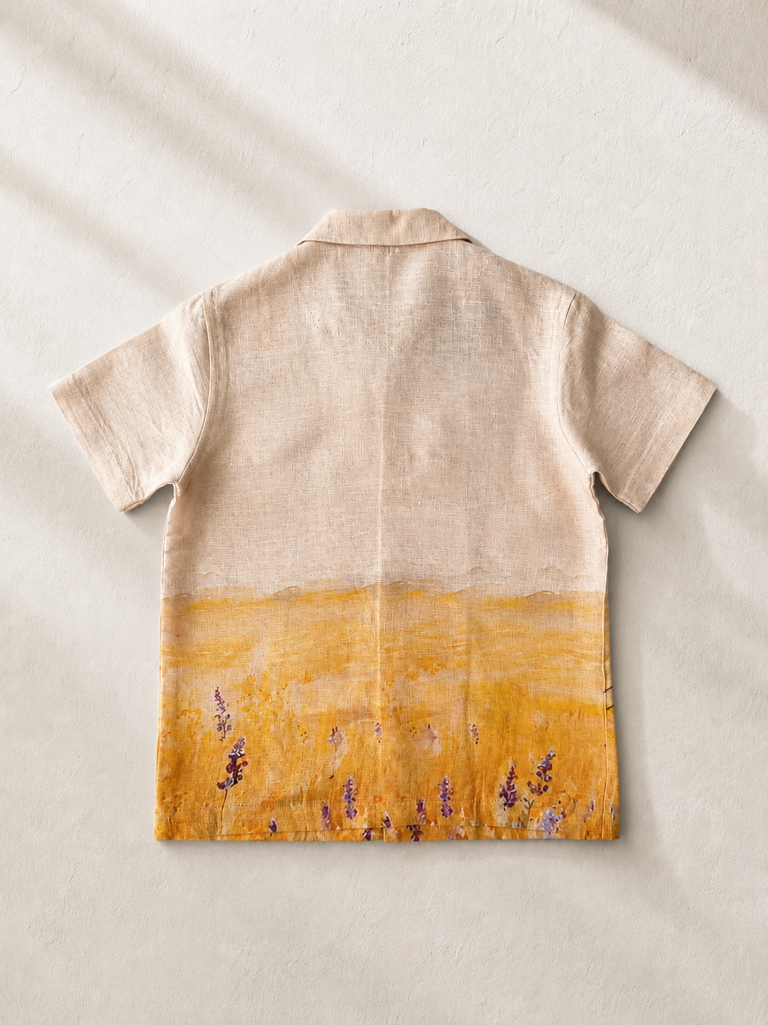 Golden Grasslands Pure Linen Handworked Co-ord Sets